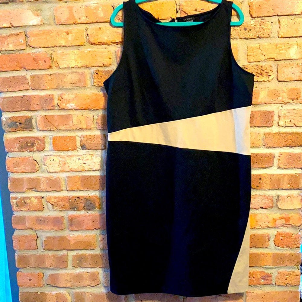 🚛Ann Taylor color block sheath dress size 18